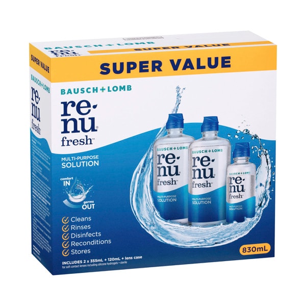 Renu Multi-Purpose Solution Value Pack | 830mL