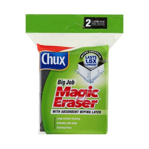 Chux Magic Eraser Extra Thick Cleaner Block | 2 pack