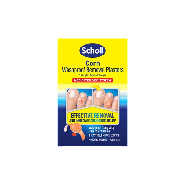 Scholl Corn Removal Waterproof Plasters | 8 pack