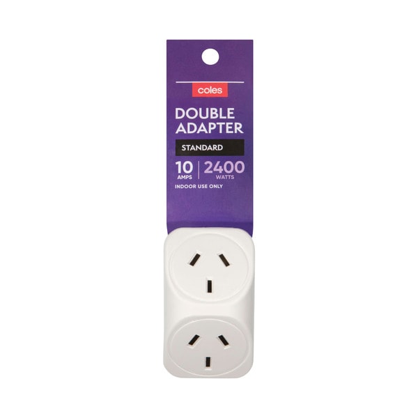 Coles Adaptor Double Standard | 1 pack