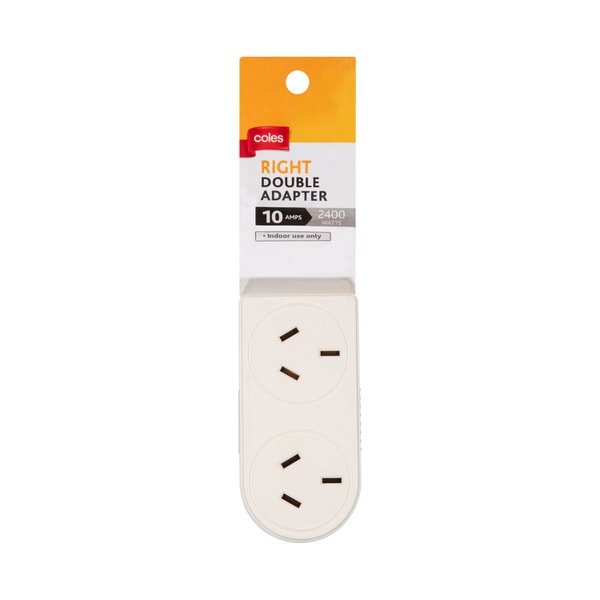 Coles Double Adaptor Flat Right Hand | 1 pack