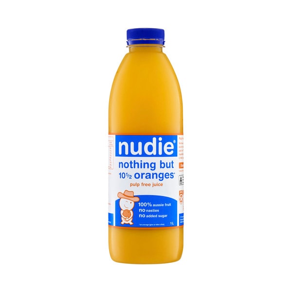 Nudie Nothing But 100% Fresh Orange Pulp Free Juice | 1L