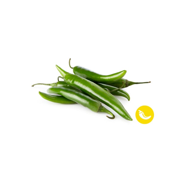 Fresh Green Cayenne Chillies | approx. 22g each