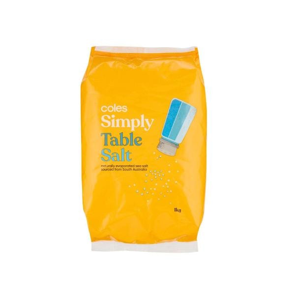 Coles Table Salt | 1kg