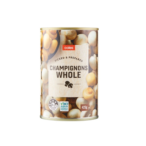 Coles Whole Champignons | 425g