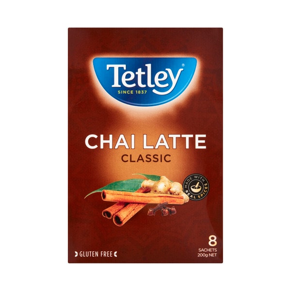 Tetley Classic Chai Latte Tea Sachets 8 pack | 200g