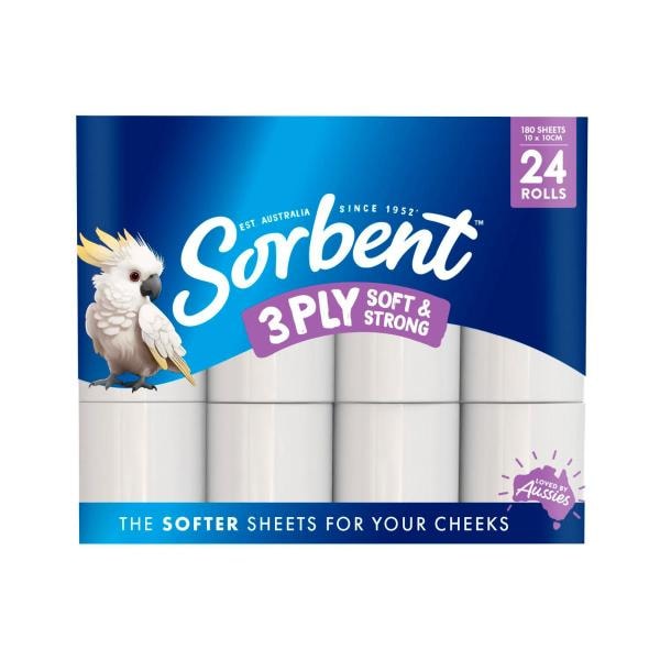 Sorbent Toilet Tissue Silky White | 24 pack