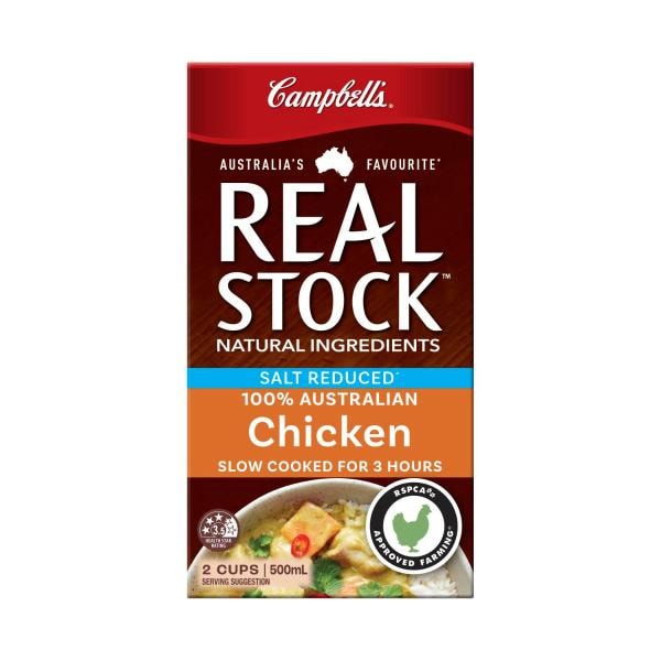Campbell's Real Stock Chicken Stock Salt Reduced | 500mL