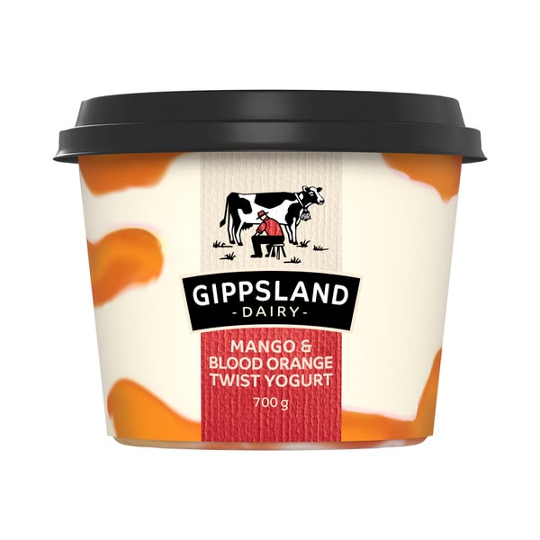 Gippsland Dairy Mango & Blood Orange Twist Yoghurt | 700g