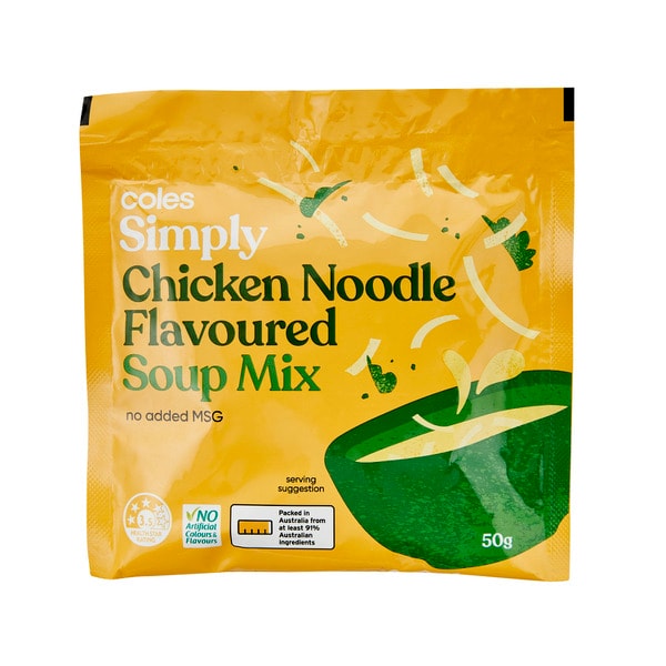 Coles Chicken Noodle Soup | 50g