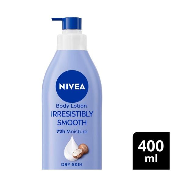 Nivea Irresistibly Smooth Body Lotion Moisturiser + Shea Butter | 400mL