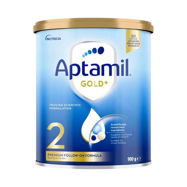 Aptamil Gold+ 2 Baby Follow - On Formula From 6-12 Months | 900g