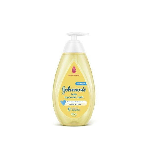 Johnson's Top-To-Toe Gentle Newborn Cleansing Tear-Free Mild Baby Bath | 500mL