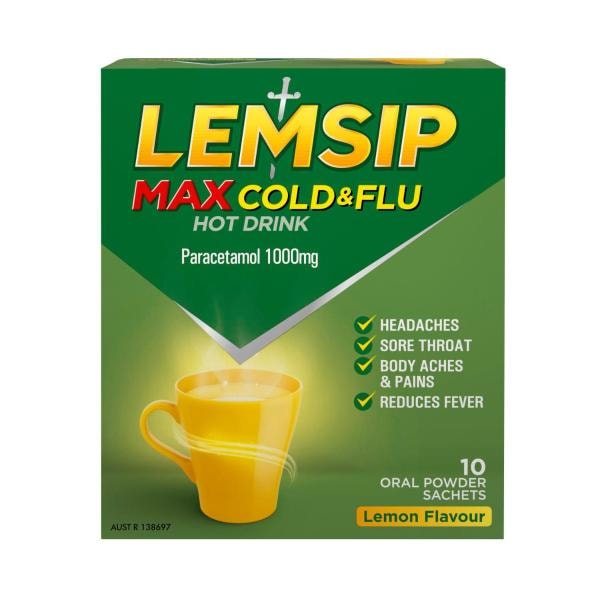 Lemsip Cold & Flu Max | 10 pack