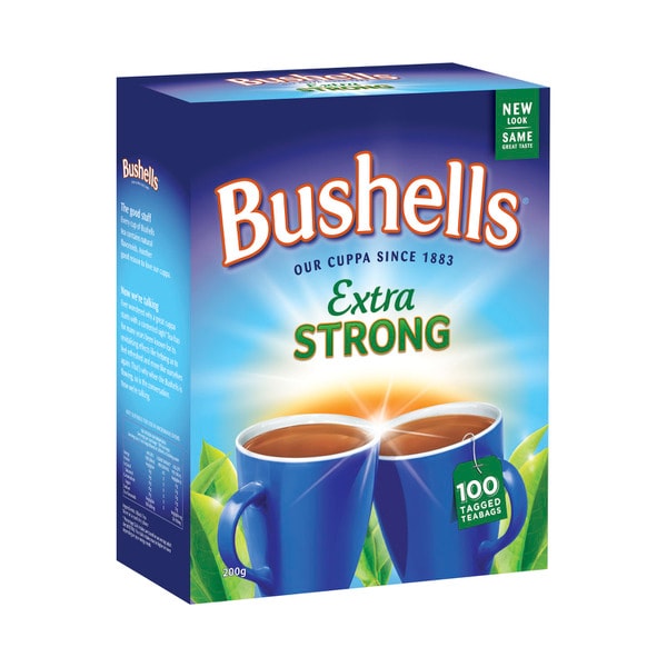 Bushells Blue Label Extra Strong Black Tea Bags  | 100 pack