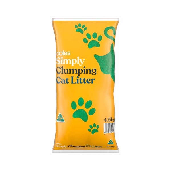Coles Simply Cat Litter Clumping | 4.5kg