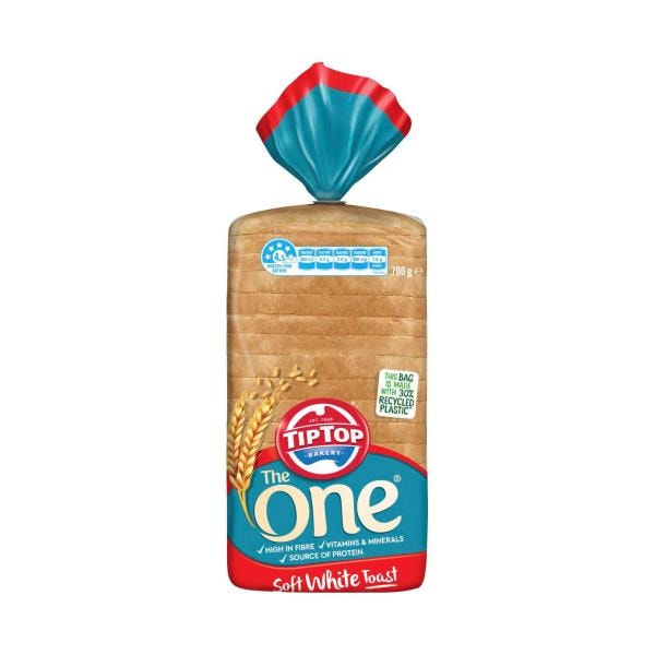 Tip Top The One White Toast Bread | 700g