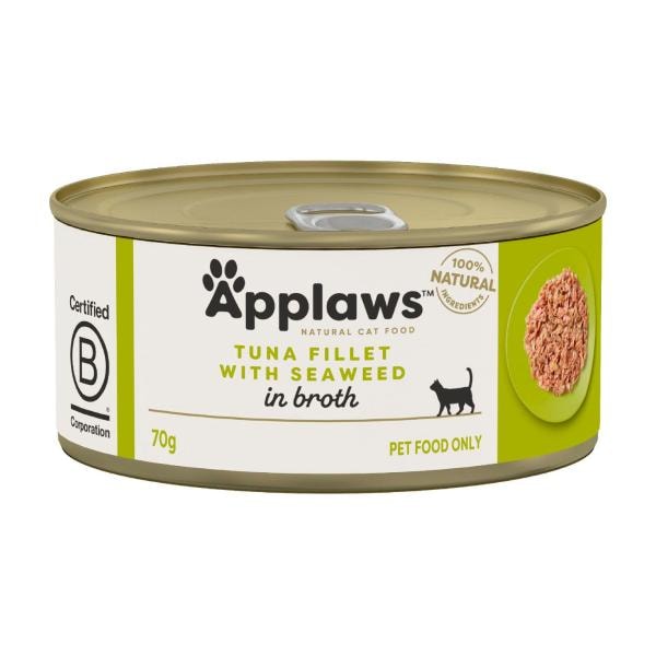 Applaws Tuna Fillet with Seaweed Canned Cat Food | 70g