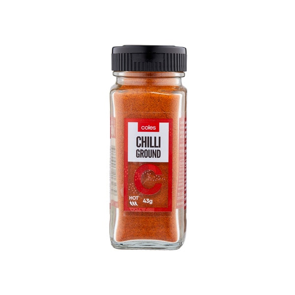 Coles Chillies Ground Hot | 43g