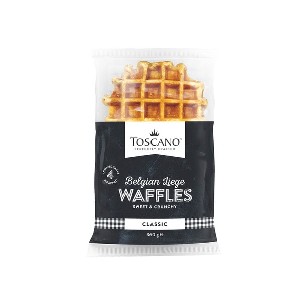Toscano Traditional Butter Waffles 4 pack | 360g