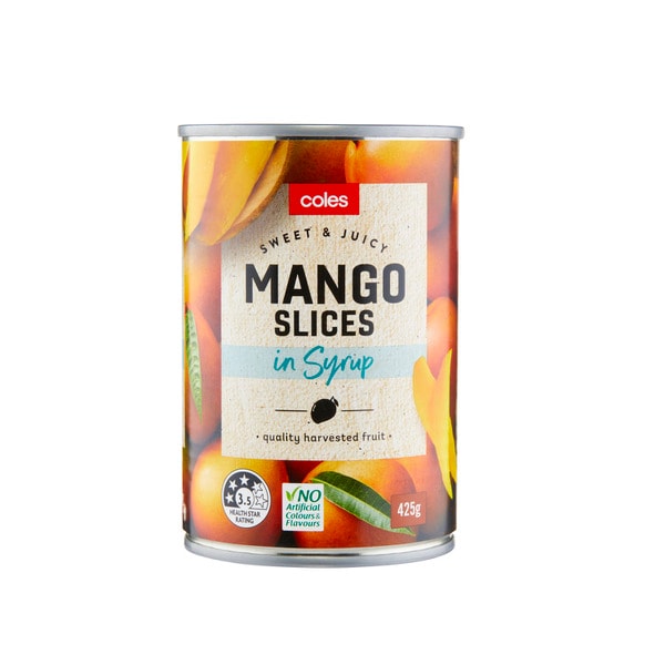 Coles Mango Slices In Syrup | 425g