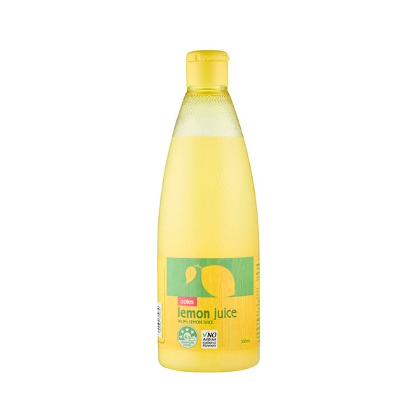 Coles Lemon Juice | 500mL