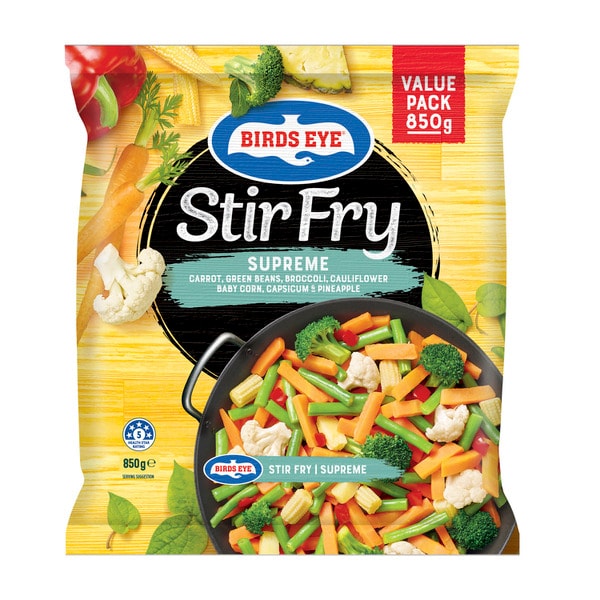 Birds Eye Frozen Supreme Mixed Vegetables Stir Fry | 850g