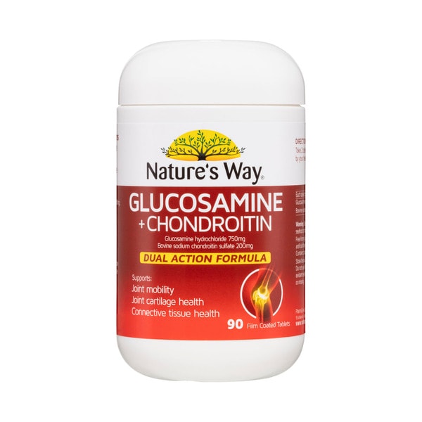Nature's Way Glucosamine + Chondroitin Tablets | 90 pack
