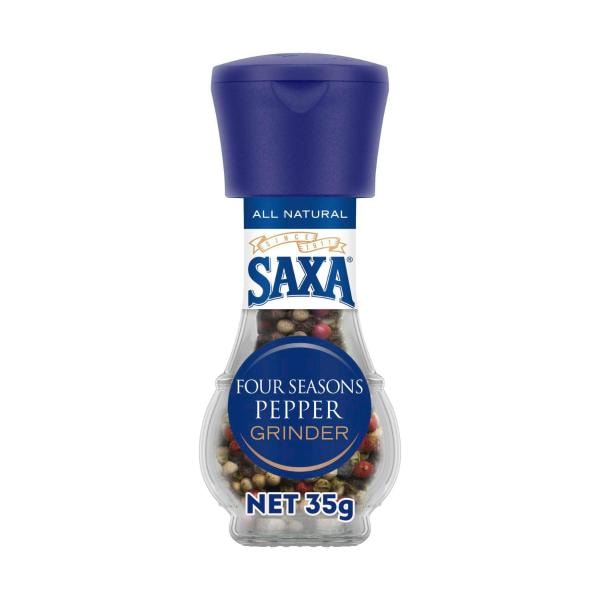 Saxa Four Seasons Pepper Grinder | 35g