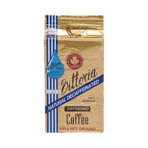 Vittoria Espresso Decaffeinated Ground Coffee | 200g