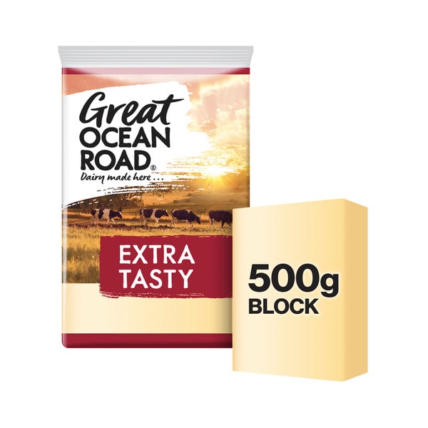 Great Ocean Road Extra Tasty Cheese Block | 500g