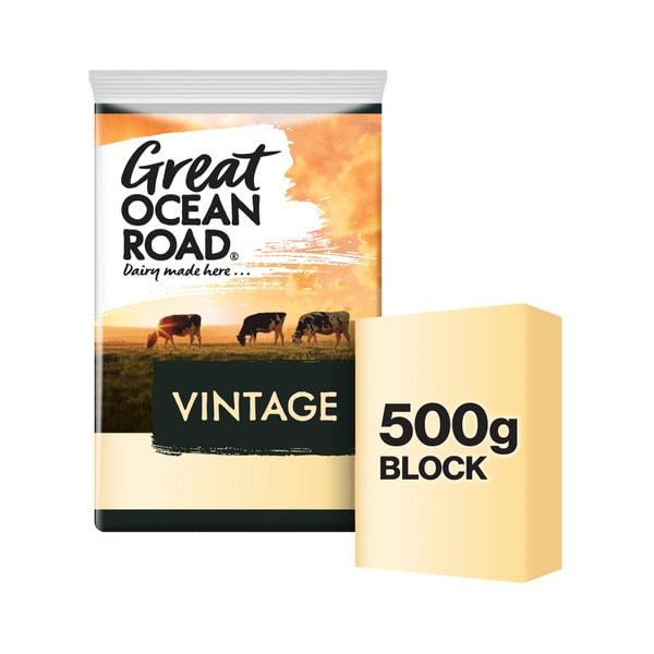 Great Ocean Road Vintage Cheese Block | 500g