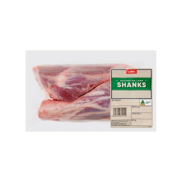 Coles Lamb Shanks 2 pack | approx. 775g