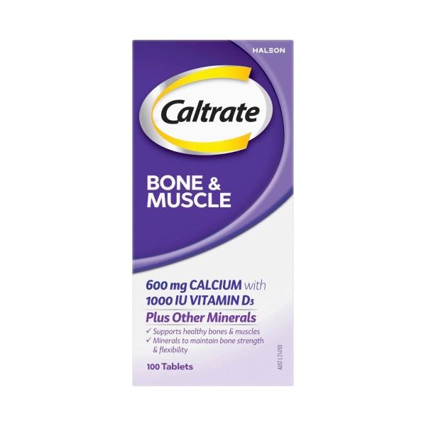 Caltrate Bone & Muscle With Calcium & Vitamin D3 | 100 pack