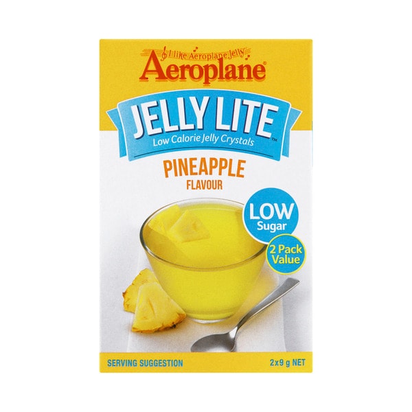Aeroplane Lite Pineapple Jelly Crystals 2 pack | 18g