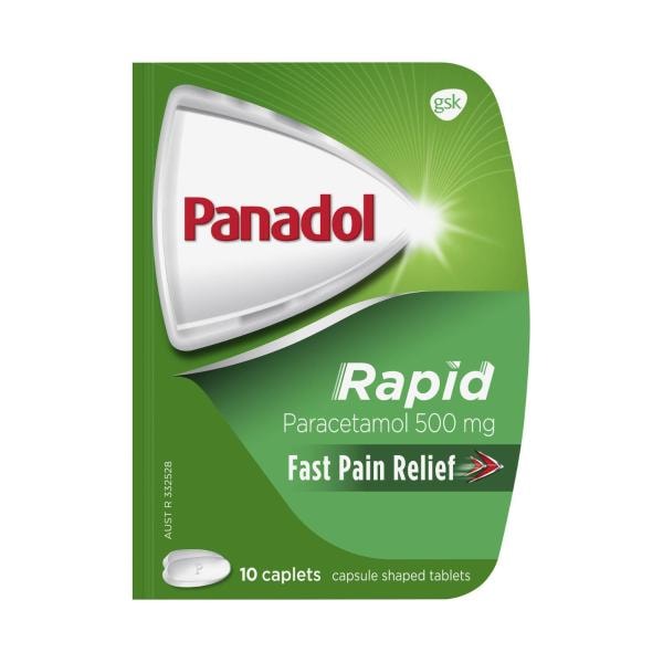 Panadol Rapid for Fast Pain Relief With Paracetamol 500mg | 10 pack