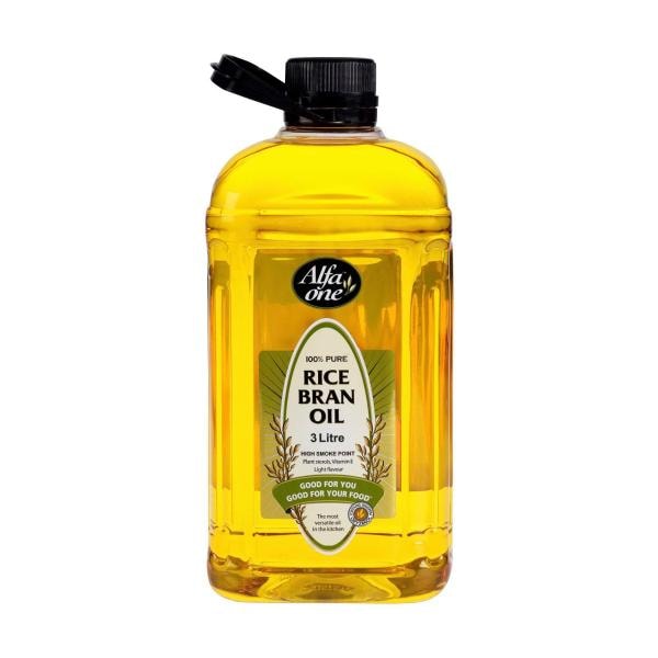 Alfa One Pure Rice Bran Oil | 3L