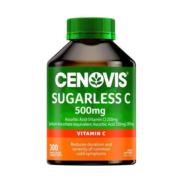 Cenovis Sugarless Vitamin C 500mg Tablets For Immunity | 300 pack