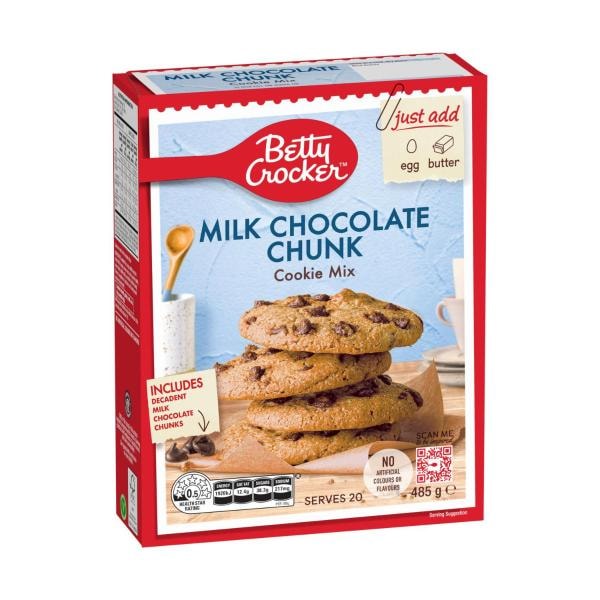 Betty Crocker Milk Chocolate Chunk Cookie Mix | 485g