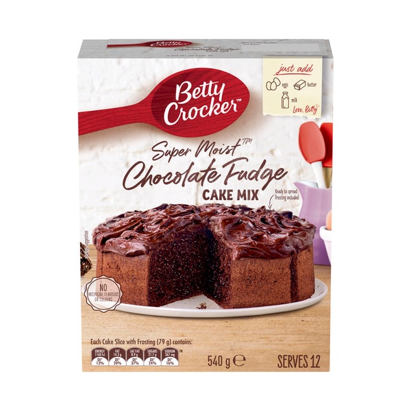 Betty Crocker Chocolate Fudge Cake Mix | 540g