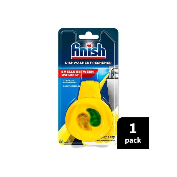 Finish 2 In 1 Lemon & Lime Dishwasher Freshener | 1 pack