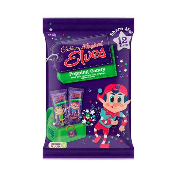 Cadbury Dairy Milk Chocolate Magical Elves Christmas 12 Piece Pack | 144g