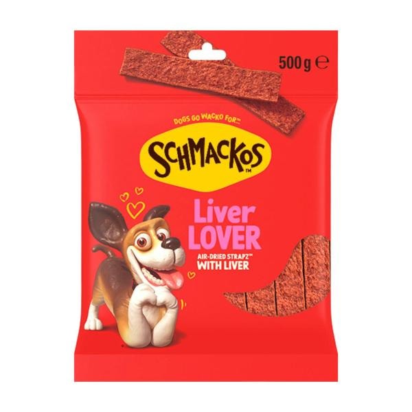 Schmackos Strapz With Liver Dog Treats | 500g
