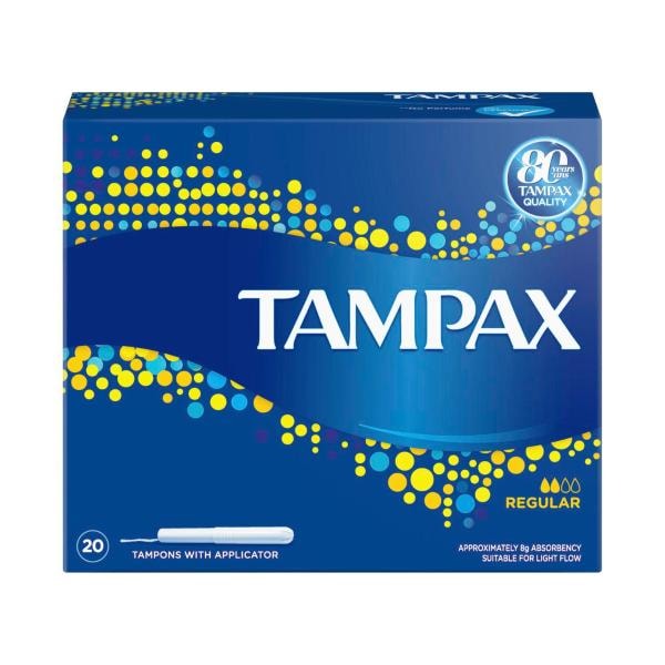 Tampax Regular Tampons With Applicator | 20 pack