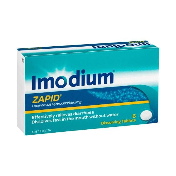 Imodium Zapid Diarrhoea Relief Dissolving Tablets | 6 pack