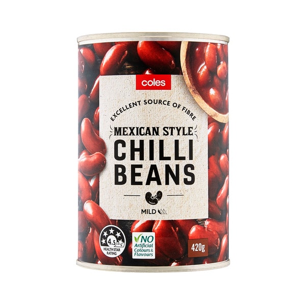 Coles Beans Mexican Chilli | 420g
