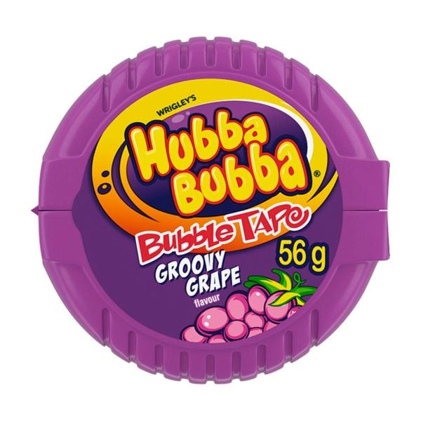 Hubba Bubba Groovy Grape Bubble Gum 180cm | 56g