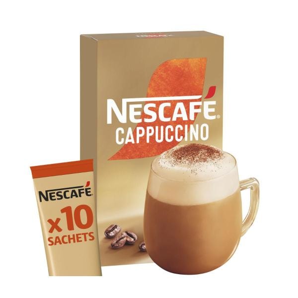 Nescafe Cappuccino Coffee Sachets | 10 pack