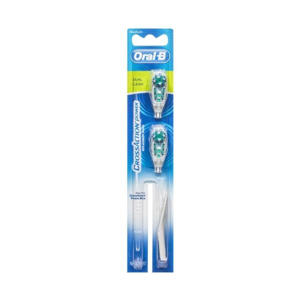 Oral-B Power Cross Action Brush Head Refill Medium | 2 pack