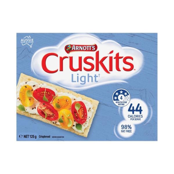 Arnott's Cruskits Light 97% Fat Free Crispbread | 125g